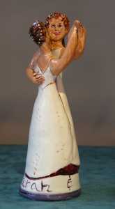 Portrait Wedding Cake Topper