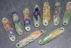 Floral Mezuzah covers