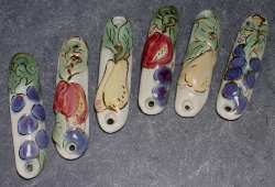 Fruit Mezuzah covers