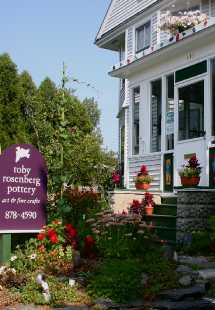 Exterior of the Toby Rosenberg Gallery, Portland, Maine.