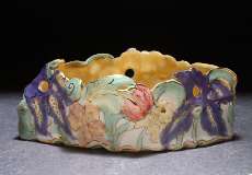 Envelope shaped piece,  floral