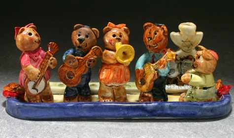 "Klezbear" Menorah